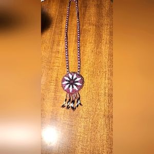 Hand beaded necklace